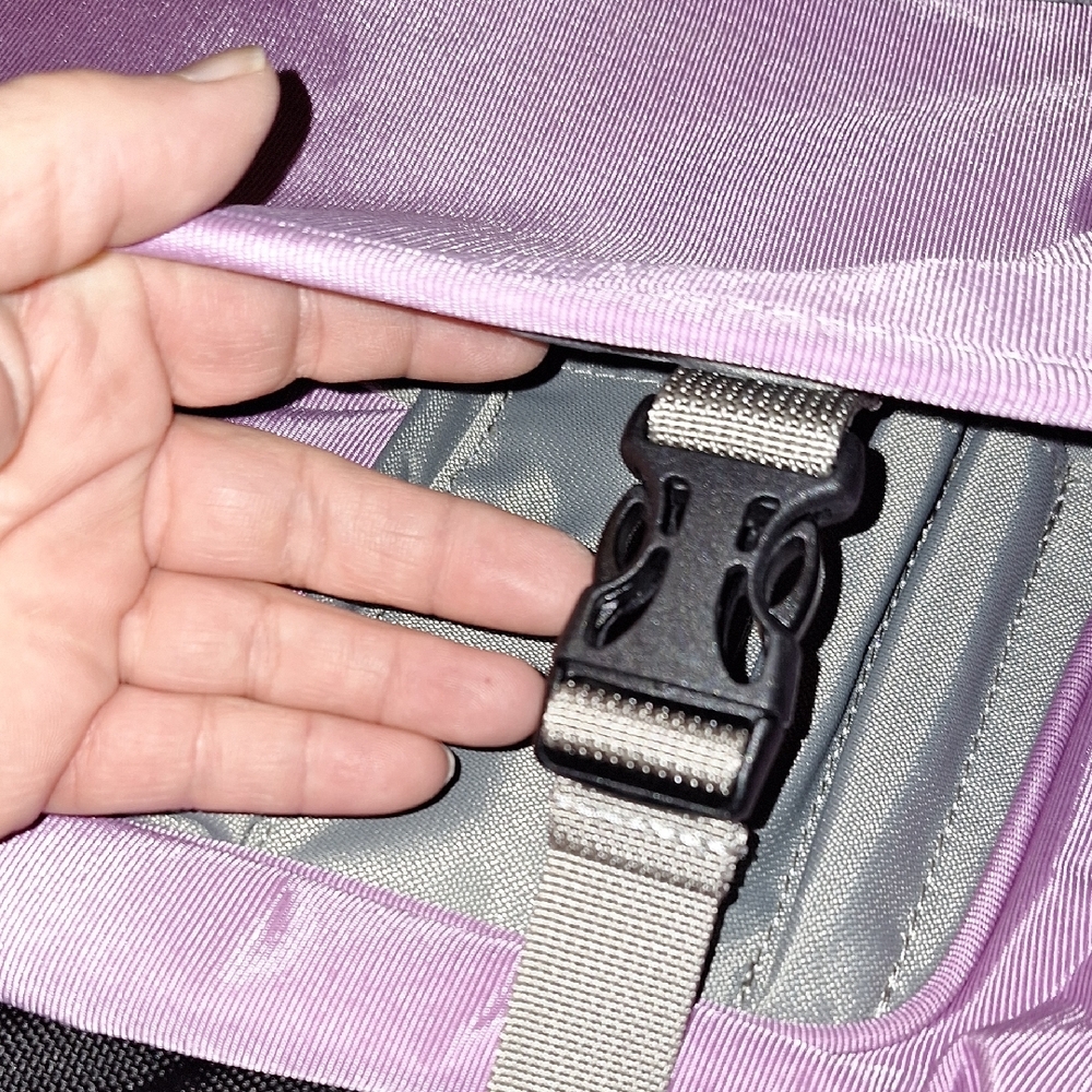 Victorinox Purple and Gray Messenger Bag/Computer Bag - Picture 7 of 12